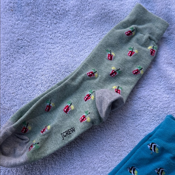 J Crew Colorful Patterned Socks Set - Picture 2 of 3